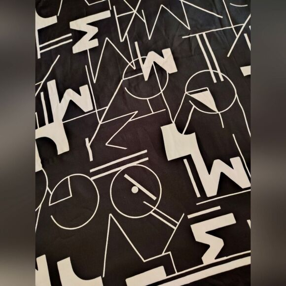 Joseph Ribkoff Abstract Black & White Scarf - Picture 11 of 12